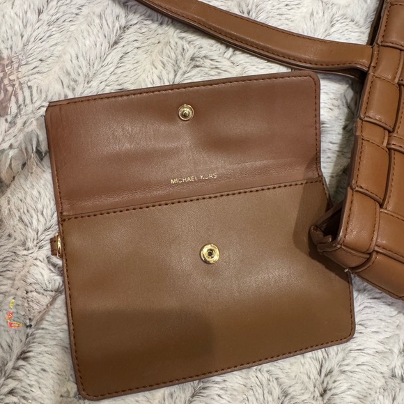 Michael Kors Tan Woven Tote - Picture 6 of 6